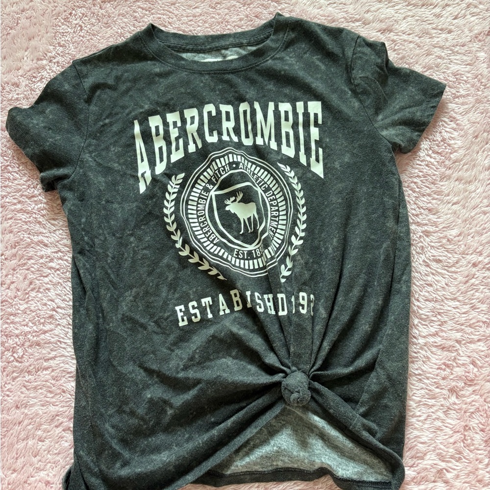 Abercrombie Kids Black Graphic Tee